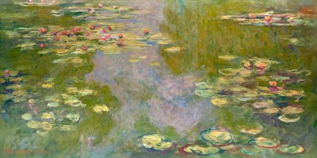 Water Lily Pond Claude Monet the Art Institute of Chicago 50 100 180