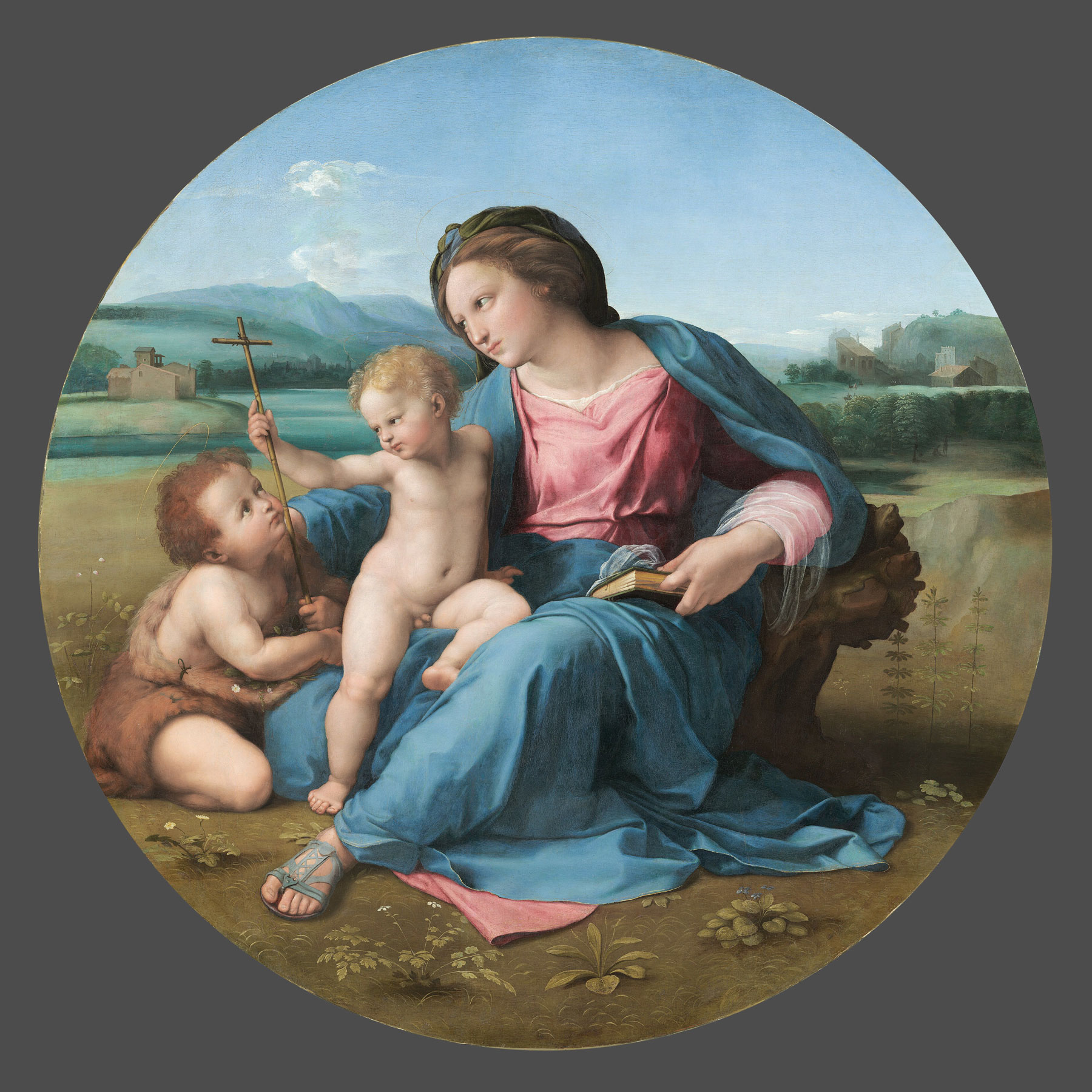 Картина для интерьера Рафаэль Санти - Мадонна Альба. Raphael The Alba Madonna картина для интереьера